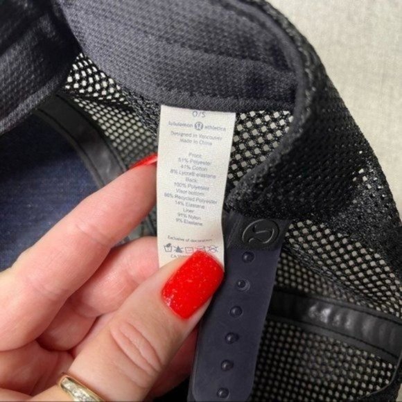 Men’s Lululemon Chambers Ball Cap Blue Mesh Reflective Baseball Hat - Picture 11 of 12